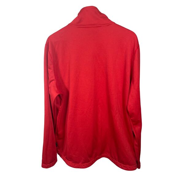 Jack Wolfskin At Home Outdoors 2XL Red Zip Up Softshell Jacket - Picture 2 of 7